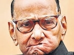 New Delhi, India - Feb. 7, 2024: Sharad Pawar, President of Nationalist Congress Party seen during the Nationalist Student Congress at Party Headquarters on KK Birla Lane in New Delhi, India, on Wednesday, February 7, 2024. (Photo by Sanchit Khanna/ Hindustan Times) (Hindustan Times)