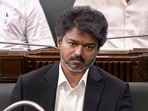 Tamil Nadu CM C Joseph Vijay during the state assembly session in Chennai on May 12.