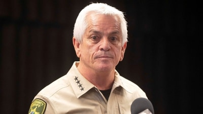 Pima County Sheriff Chris Nanos is under fire after a report alleged he scolded an official for giving information to the FBI because it caused more leads for his department to track down in the Nancy Guthrie case. (REUTERS)