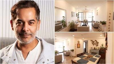Gaurav Gera's peaceful bachelor home showcases simplicity and understated elegance. (Youtube/@FarahKhanK) Gaurav Gera's peaceful bachelor home showcases simplicity and understated elegance. (Youtube/@FarahKhanK)