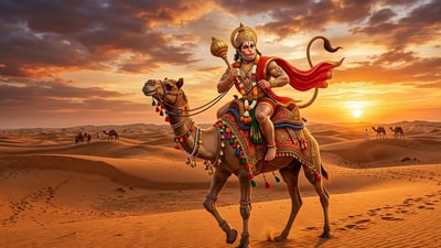 హనుమంతుడి వాహనం ఒంటెనా? హనుమంతుడి వాహనం ఒంటెనా?