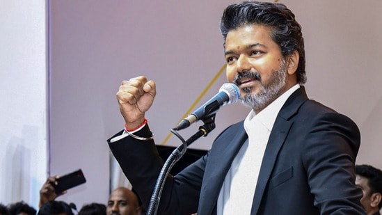 సీఎం ప్రమాణస్వీకారంలో పేదరికంపై దళపతి విజయ్ ప్రసంగం- పచ్చి అబద్ధం అంటూ కొట్టిపారేసిన క్లాస్మేట్ (PTI)
