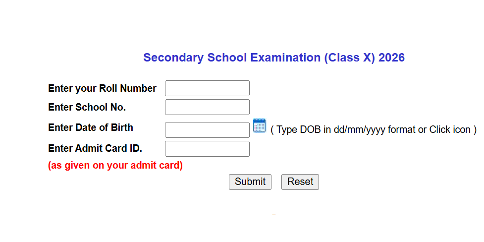 Class 10 checking format