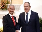 External Affairs Minister (EAM) S. Jaishankar with his Russian counterpart Sergey Lavrov on Wednesday.