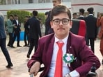 Kumar Gaurav, a PCB student of Army Public School, SP Marg, who scored 83.8%, has been living with a rare form of cerebral palsy since birth. (Sourced) Kumar Gaurav, a PCB student of Army Public School, SP Marg, who scored 83.8%, has been living with a rare form of cerebral palsy since birth. (Sourced)