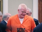 Disbarred attorney Alex Murdaugh arrives in court in Beaufort, SC, Sept 14, 2023. 