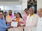 Rima Soni, an Independent, defeated BJP’s Nikita Goel by 2,806 votes for the Uklana Municipal Committee president’s post on Wednesday.