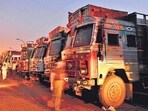 SGTN, located in north Delhi, is considered Asia’s largest truck terminal and handles a significant share of freight movement linked to the Capital. (HT)
