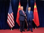 The US President is in China for a two-day summit that will include discussions on trade and artificial intelligence.