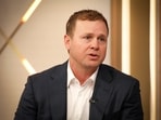 Spencer Pratt speaks during an appearance on "Fox & Friends" at Fox News headquarters
