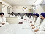 The meeting called by the Golden Temple head granthi, Giani Amarjeet Singh, also saw the participation of other granthis of the Golden Temple and Akal Takht. (HT File)