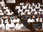 The vote of confidence motion was conducted based on the numbers in six rounds Block wise. (ANI picture)