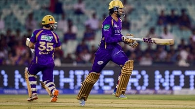 Kolkata Knight Riders' Angkrish Raghuvanshi was the standout batter for the team, scoring 71 off 46, while also stitching a 76-run stand with Rinku Singh (ANI Pic Service) Kolkata Knight Riders' Angkrish Raghuvanshi was the standout batter for the team, scoring 71 off 46, while also stitching a 76-run stand with Rinku Singh (ANI Pic Service)