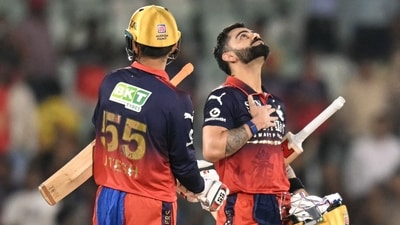 Virat Kohli scored an unbeaten 105 to help RCB chase down 193 in 19.1 overs against KKR in Raipur (AFP) Virat Kohli scored an unbeaten 105 to help RCB chase down 193 in 19.1 overs against KKR in Raipur (AFP)