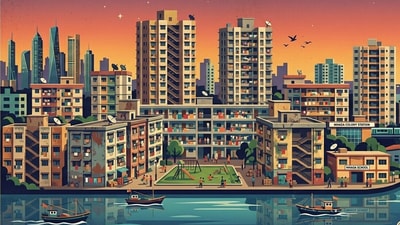 MHADA lottery 2026 for 2,640 affordable homes in Mumbai received 65,082 applications, marking a decline from the previous two lotteries in the year 2023 and 2024. (Picture for representational purposes only) (Gemini Generated Photo ) MHADA lottery 2026 for 2,640 affordable homes in Mumbai received 65,082 applications, marking a decline from the previous two lotteries in the year 2023 and 2024. (Picture for representational purposes only) (Gemini Generated Photo )