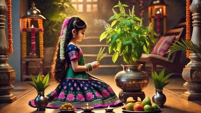 Tulasi: తులసి దళాలు అందరికీ అర్పించకూడదా? పొరపాటున ఈ దేవుళ్లకు ఉపయోగిస్తే కష్టాలు తప్పవు! (pinterest) Tulasi: తులసి దళాలు అందరికీ అర్పించకూడదా? పొరపాటున ఈ దేవుళ్లకు ఉపయోగిస్తే కష్టాలు తప్పవు! (pinterest)