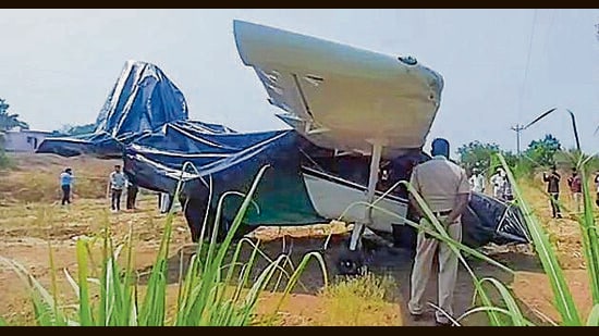 The incident took place between 8.30 am and 9 am when the aircraft was undertaking a routine training sortie from Baramati airport. (ANI)