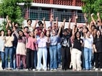 Among the district’s top performers are two humanities students aiming for the civil services and two science stream toppers from Kurali dreaming of becoming doctors. (Ravi Kumar/ HT)