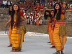 Bodo girls doing a traditional dance. (Shutterstock)