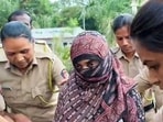 Nashik [Maharashtra], May 11 (ANI): The accused Nida Khan appears before the Nashik Road Court in connection with the ongoing Tata Consultancy Services (TCS) case, in Nashik on Monday. The court has remanded a fourteen-day judicial custody. (ANI Video Grab) (ANI Video Grab)