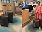 The Swiss Military Lithane cabin and medium suitcases, after a demanding international trip, still look remarkably fresh and ready for more. (Hindustan Times)