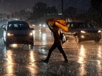 The IMD attributed the weather change to a cyclonic circulation over south Haryana and an active western disturbance. (PTI)
