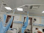 The hospital ICU was vandalised