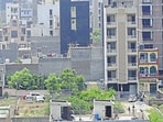 ccording to fire department officials, the incident took place in Udyog Kendra, Ecotech-III. The company was shut when the fire took place and there was no body present inside the company’s premises. (HT Archive)
