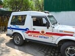 File photo of a Delhi Police vehicle. 
