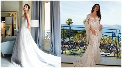 Hotel Martinez's ornate, wrought-iron railing and Art Deco interiors have become a staple for celebrity photoshoots. (Instagram/ Alia Bhatt)