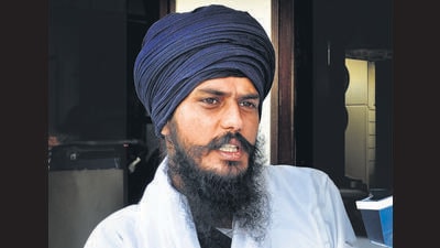 Khadoor Sahib MP Amritpal Singh (PTI) Khadoor Sahib MP Amritpal Singh (PTI)