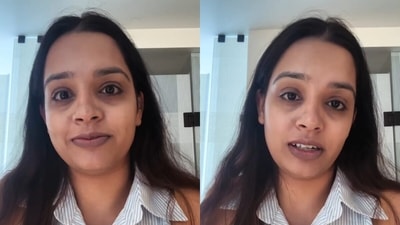 A Bengaluru woman said US work culture gave her time for sunsets and hikes after office hours. (Instagram/sakshi.eatss) A Bengaluru woman said US work culture gave her time for sunsets and hikes after office hours. (Instagram/sakshi.eatss)