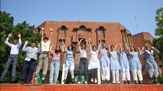 “Overall, the results reflect CBSE’s gradual shift towards quality learning and practical understanding in line with NEP 2020,” said Dr Neha Sharma, CBSE City coordinator, Noida. (Sunil Ghosh/HT Photo)
