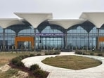 A view of Halwara International Airport in Ludhiana. (HT)
