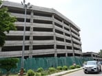 Chandigarh, India May 12, 2026: Multi level parking at PGIMER in Chandigarh on Tuesday, May 12, 2026.Photo by Keshav Singh/Hindustan Times. Chandigarh, India May 12, 2026: Multi level parking at PGIMER in Chandigarh on Tuesday, May 12, 2026.Photo by Keshav Singh/Hindustan Times.