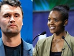 Candace Owens (R) has been clashing with Charlie Kirk's wife, Erika, since the TPUSA founder's death