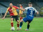 Mohamad Rashid (left) has added solidity to East Bengal's midfield. 