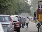 In the absence of a streamlined system, indiscriminate roadside parking and encroachments have emerged in several areas, triggering safety concerns and traffic congestion. (HT Archive)