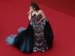 Urvashi Rautela poses on the red carpet during arrivals for the opening ceremony and the screening the film "Partir un jour" (Leave One Day) Out of competition at the 78th Cannes Film Festival in Cannes, France, May 13, 2025. REUTERS/Benoit Tessier