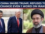 Xi shuts up Trump on Taiwan, then refuses to change even one word on Iran? Xi shuts up Trump on Taiwan, then refuses to change even one word on Iran?