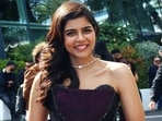 Kalyani Priyadarshan made her Cannes debut in a bespoke Indian gown. (Instagram/ bollyandcomagazine)