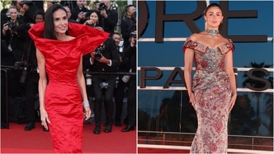 Day 3 of the Cannes Film Festival 2026 saw stars bring major glamour to the red carpet, with Alia Bhatt, Demi Moore, Diane Kruger and more celebrities turning heads with their striking fashion choices. (Instagram) Day 3 of the Cannes Film Festival 2026 saw stars bring major glamour to the red carpet, with Alia Bhatt, Demi Moore, Diane Kruger and more celebrities turning heads with their striking fashion choices. (Instagram)