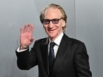 Bill Maher arrives at the Vanity Fair Oscar Party on March 15, 2026, at the Los Angeles County Museum of Art.