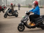 Delhi’s EV policy must increase women’s uptake of E2Ws by including an incremental higher purchase subsidy — on top of the general purchase subsidy — for the first 10,000 women with certain eligibility criteria. (Shutterstock)