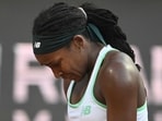 USA's Coco Gauff reacts during her final against Ukraine's Elina Svitolina at the Rome Open tennis tournament at Foro Italico in Rome on May 16, 2026. (Photo by Tiziana FABI / AFP) USA's Coco Gauff reacts during her final against Ukraine's Elina Svitolina at the Rome Open tennis tournament at Foro Italico in Rome on May 16, 2026. (Photo by Tiziana FABI / AFP)