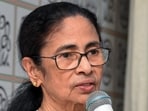 Former West Bengal CM and TMC chief Mamata Banerjee speaks during a meeting with the party's contesting candidates at Kalighat, in Kolkata on Friday. (@AITCofficial X/ANI)