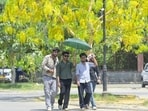 On Saturday, Delhi recorded a maximum temperature of 40.8°C. (RAJ K RAJ /HT PHOTO)