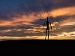 The woman allegedly claimed the extraterrestrial being shared confidential information before eventually leaving Earth.