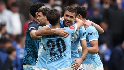 Manchester City beat Chelsea 1-0 on Saturday to win the FA Cup (AFP)