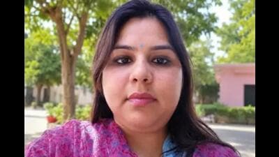 Gurdaspur sub divisional magistrate Anupreet Kaur Randhawa, a 2012-batch Punjab Civil Services (PCS) officer, who was arrested from her official residence on Saturday. (File photo) Gurdaspur sub divisional magistrate Anupreet Kaur Randhawa, a 2012-batch Punjab Civil Services (PCS) officer, who was arrested from her official residence on Saturday. (File photo)